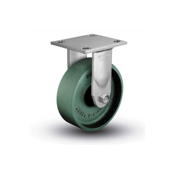 Colson Colson® 4 Series Rigid Plate Caster 4.06108.139 Cast Iron 6